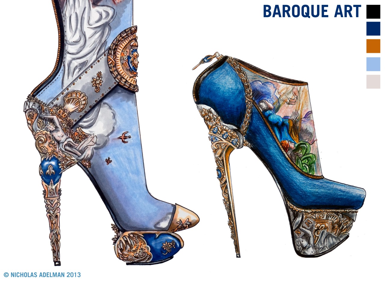 zapatos de "Baroque Art"