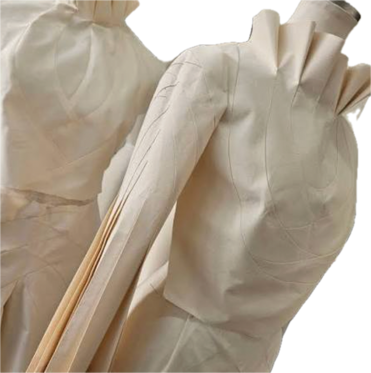 Bamboo Pleats de Shingo Sato en workshop avanzado de patronaje en Barcelona