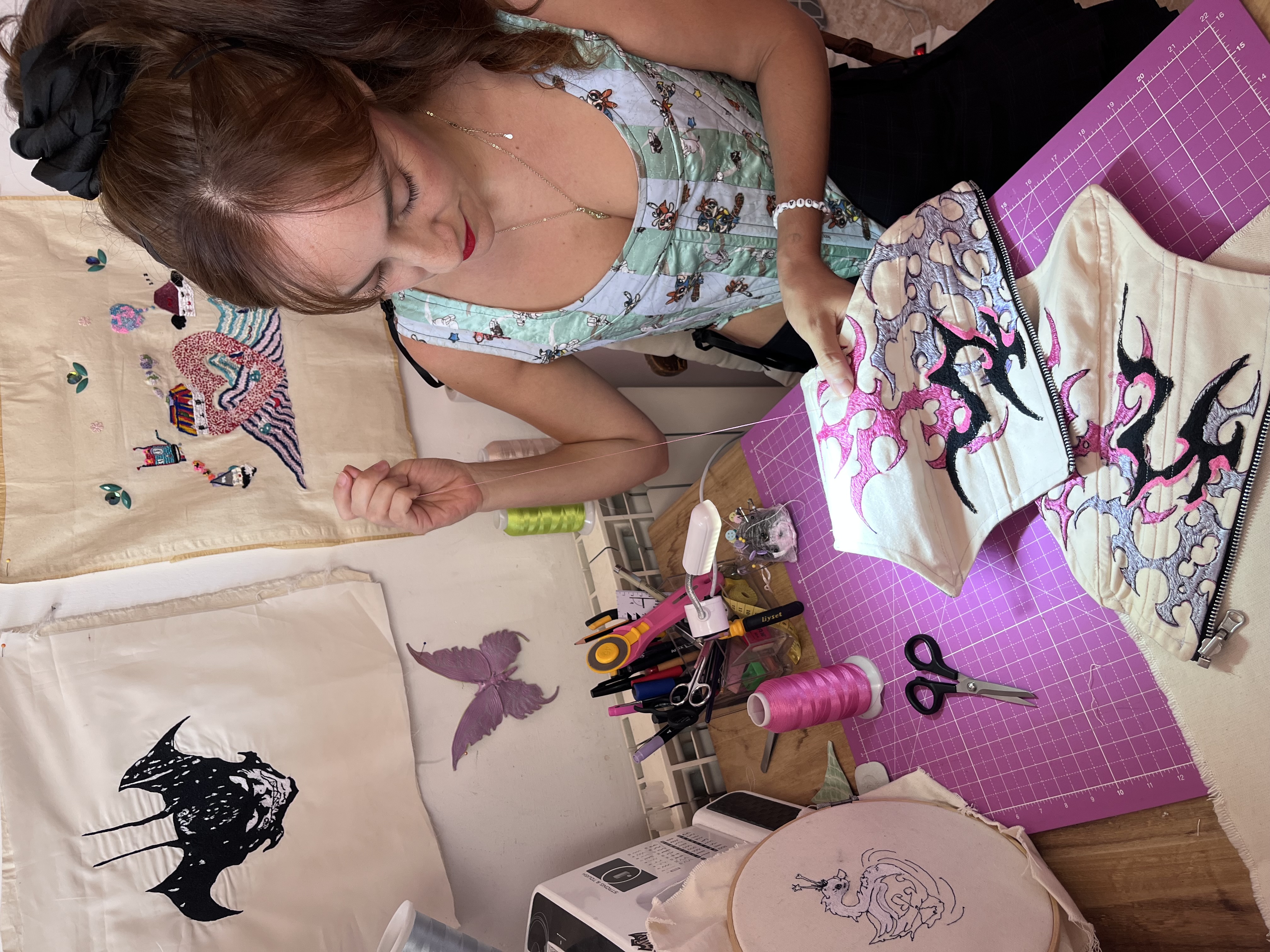 Daniela Catalán, artista textil y profesora